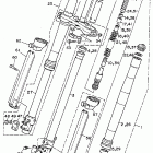 YZ 250WR Передняя вилка