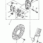 YZ 490 Передний тормозной суппорт