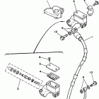 YZ 125 Главный тормозной цилиндр,передний