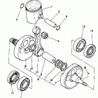 YZ 250WR Коленчатый вал и Поршень
