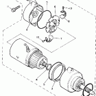 XV1100W/XV1100WC Стартер электрический