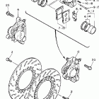 XV1100W/XV1100WC Передний тормозной суппорт