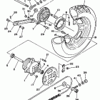 YSR 50 Заднее колесо