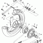 FZR600R Заднее колесо