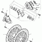 FJ1200W Передний тормозной суппорт