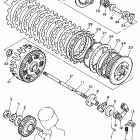 Virago 750 Сцепление