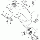 YZ 250WR Топливный бак
