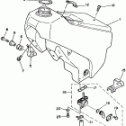 YZ 125 Топливный бак