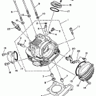 TW 200 Головка цилиндра