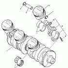 FZR1000 Коленчатый вал и Поршень