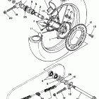YZ 250WR Заднее колесо