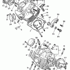 Virago 750 Головка цилиндра