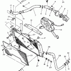 FZR1000 Радиатор