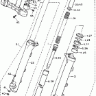 XV1100W/XV1100WC Передняя вилка