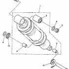 TW 200 Амортизаторы задние