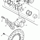 FZR1000 Задний суппорт тормозной
