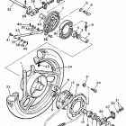 YX600W Radian Заднее колесо