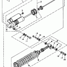 YZ490W Амортизаторы задние