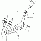 FZR600R Выхлопная система