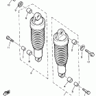 YX600W Radian Амортизаторы задние