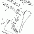 VMX 1200 Camshaft chain (california model only)
