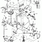FZR400W FZR Топливный бак