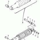 XT 350 Амортизаторы задние