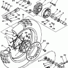 YZ490W Заднее колесо