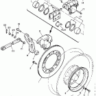 VMX 1200 Задний суппорт тормозной