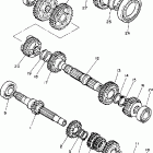 XV1100W/XV1100WC Трансмиссия