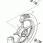Virago 750 Переднее колесо