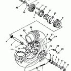 TW 200 Заднее колесо