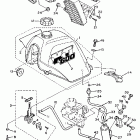XT 600 Топливный бак  (только шт. Калифорния)