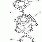 YZ 80 Цилиндр и головка цилиндра