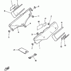 XT 350 Side cover (california model only)