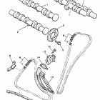 VMX12U/C VMAX Camshaft chain (california model only)