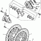 FZR 750R Передний тормозной суппорт