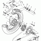 FZR 400 Заднее колесо