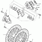FZR1000 Передний тормозной суппорт