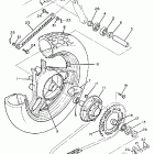 FZR 600 Заднее колесо