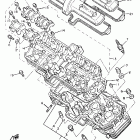 FZR1000 Cylinder head (california model only)