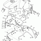 FZR 600 Топливный бак  (только шт. Калифорния)