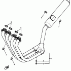 FZR 400 Выхлопная система