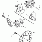 FZR 400S Задний суппорт тормозной