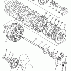 Virago 750 Сцепление