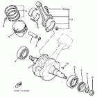 Virago 750 Коленчатый вал и Поршень
