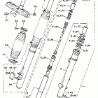 YZ 125 Передняя вилка