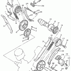 Virago 750 Цепь механизма газораспределения