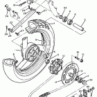 FZR 400S Заднее колесо