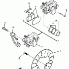 FZR 400 Задний суппорт тормозной
